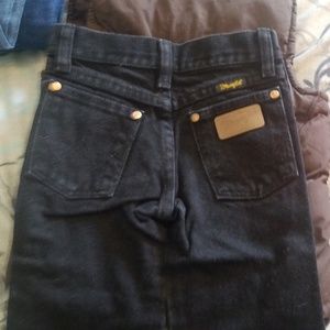 Black wranglers. Size 1 toddler